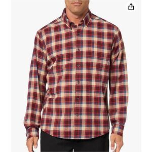 Eddie Bauer Men's Regular Fit Field Flannel Long-sleeve Shirt,